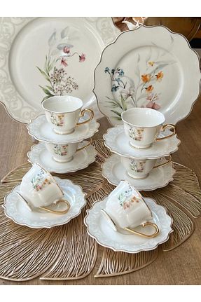 فنجان قهوه رنگی 6 نفره ROSSEV - کد 770013659
