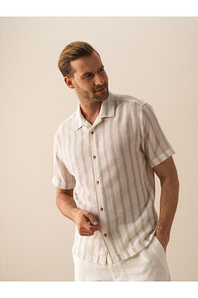 پیراهن طوسی مردانه رگولار Xint - کد 670391611