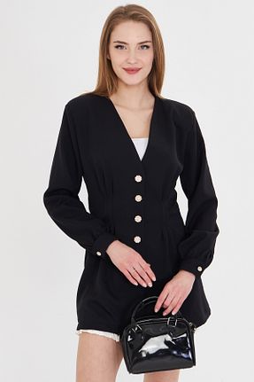 کت مشکی زنانه رگولار armonika - کد 929252567