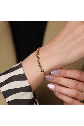 دستبند طلا طلائی زنانه 14 عیار Siena - کد 929443873