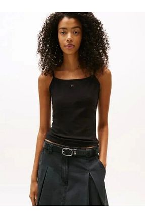 تیشرت مشکی زنانه رگولار Tommy Jeans - کد 905279023