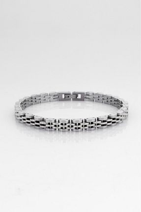 دستبند استیل (فولاد) طوسی زنانه استیل ضد زنگ Tudivanyu Aksesuar - کد 929479107