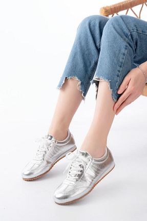 کفش اسنیکر زنانه چرم اصل Aymood - کد 929272621