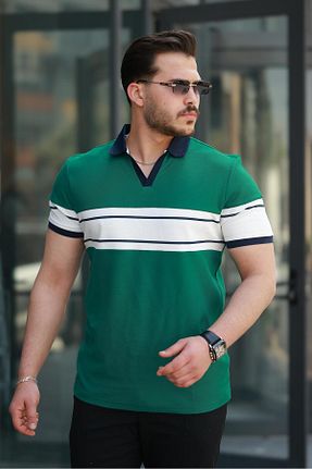 پولوشرت سبز مردانه پنبه ای Miron - کد 929373533