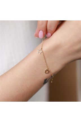 دستبند طلا طلائی زنانه 14 عیار Siena - کد 929425816