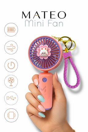 پنکه صورتی Mini Fan CARLOTA - کد 927468758