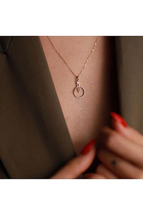 گردنبند طلا طلائی زنانه 14 عیار Siena - کد 929445478