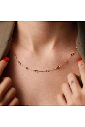 گردنبند طلا طلائی زنانه 14 عیار Siena - کد 929445543