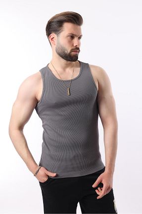 رکابی اسپرت طوسی مردانه پنبه ای Miron - کد 921094967