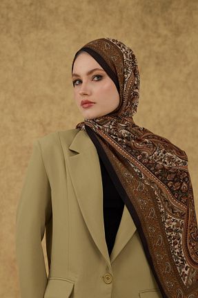 شال مشکی زنانه پنبه پلی استر İpekhan - کد 929138504