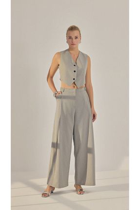 ست بالاتنه و پائین تنه طوسی زنانه بافتنی yakestore - کد 929273464
