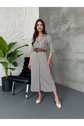 لباس قهوه ای زنانه بافتنی Elif Özbey Butik - کد 929273754