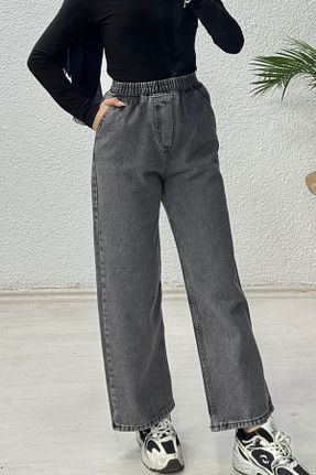 شلوار طوسی زنانه پنبه ای lurex moda - کد 929293065