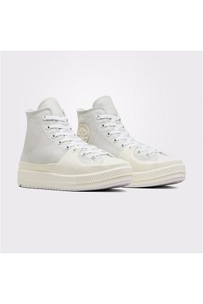 کفش اسنیکر سفید زنانه بند دار Converse - کد 865350251