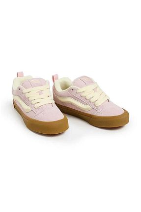 کفش اسنیکر صورتی زنانه بند دار Vans - کد 929297789