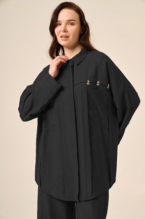 ست بالاتنه و پائین تنه حجاب مشکی زنانه رگولار Ceremony - کد 929296195