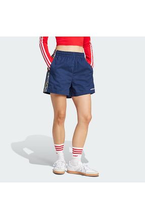 شوارک اسپرت سرمه ای زنانه مینی adidas - کد 929300038