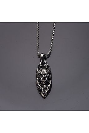 گردنبند استیل ( فولاد ) طوسی استیل (فولاد) idolavm - کد 929302620