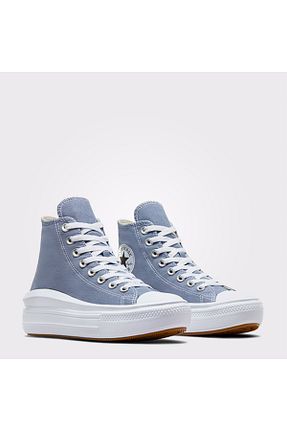 کفش اسنیکر آبی زنانه بند دار Converse - کد 824698805