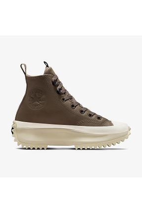 بوت / نیم بوت قهوه ای زنانه پاشنه تخت Converse - کد 902062121