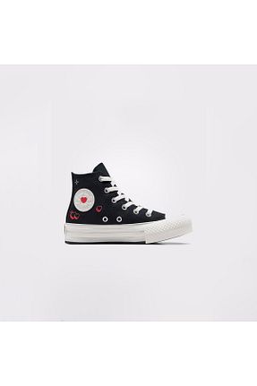 کفش اسنیکر مشکی بچه گانه بند دار Converse - کد 865415332