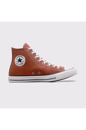 کفش اسنیکر نارنجی زنانه بند دار Converse - کد 861618860