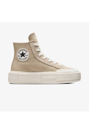 کفش اسنیکر بژ زنانه بند دار Converse - کد 865338690