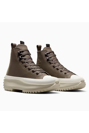 بوت / نیم بوت قهوه ای زنانه پاشنه تخت Converse - کد 902062121