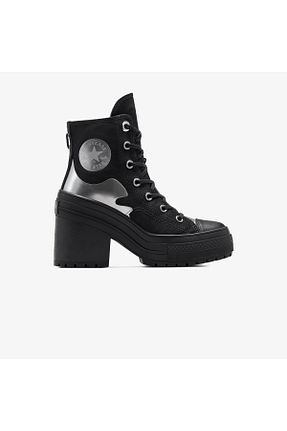 کفش اسنیکر مشکی زنانه بند دار Converse - کد 865456098