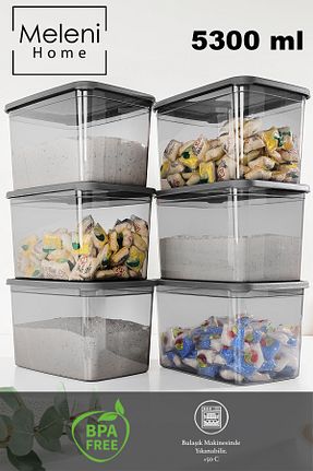 جعبه نگداری طوسی پلاستیک Meleni Home - کد 929335774