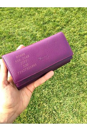 کیف پول بنفش زنانه ابعاد کوچک Derkon - کد 90639039