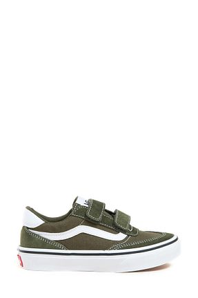 کفش اسنیکر خاکی بچه گانه چرم اصل Vans - کد 928550970