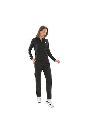 ست گرمکن مشکی زنانه پاچه تنگ adidas - کد 902272793