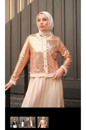 ست بالاتنه و پائین تنه زنانه بافتنی noqta - کد 929340442
