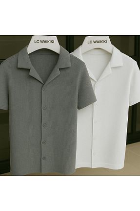 پیراهن رنگی مردانه اسلیم فیت LC Waikiki - کد 929341492