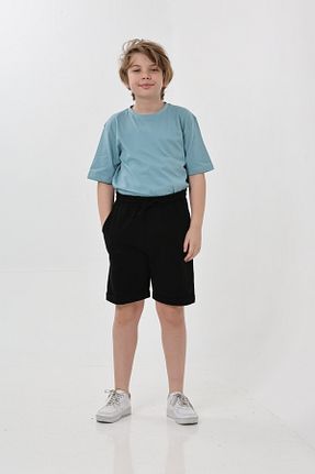 شلوارک و برمودا مشکی بچه گانه رگولار ERDEM KIDS - کد 929573119