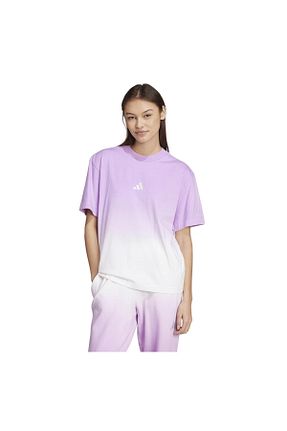 تیشرت بنفش زنانه رگولار adidas - کد 926713690