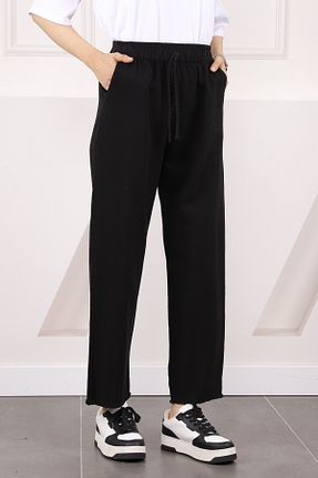 شلوار حجاب مشکی زنانه پنبه پلی استر İmajButik - کد 929346631