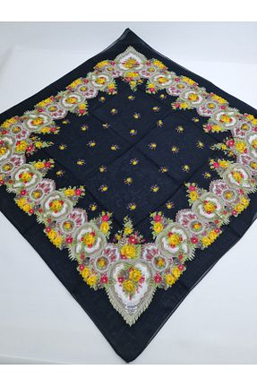 روسری رنگی %100 پنبه Safir Tuhafiye - کد 929350782