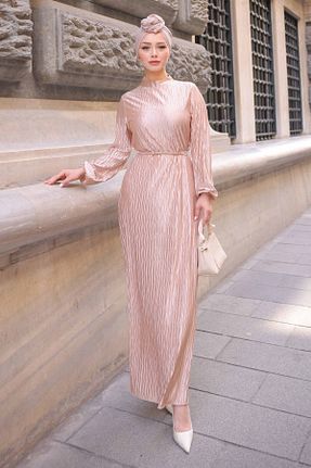 لباس حجاب بژ زنانه رگولار İmajButik - کد 929346315