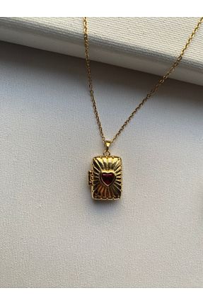 گردنبند استیل ( فولاد ) زرد استیل (فولاد) COLLECTİON - کد 929348418