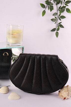 کیف پورتفوی و کلاچ مشکی زنانه چرم مصنوعی weem bag - کد 929349785