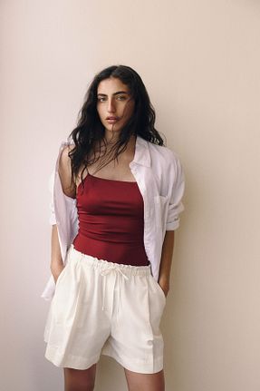 شلوارک و برمودا زنانه فاق بلند H&M - کد 929355227