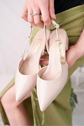 بابت بژ زنانه چرم لاکی VİP SMR MODA - کد 929363631