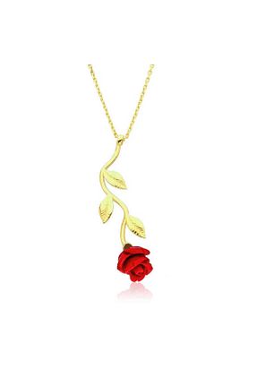 گردنبند نقره طلائی زنانه 925 عیار birboz - کد 934413091