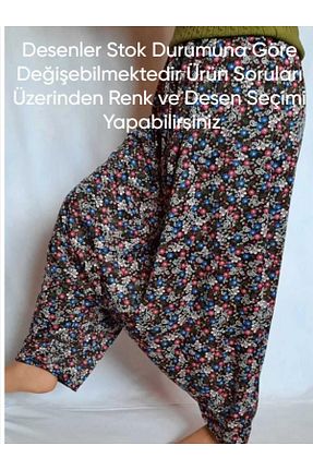 شلوار سایز بزرگ سبز زنانه پلی استر ÖZÖZKANLAR - کد 84775404