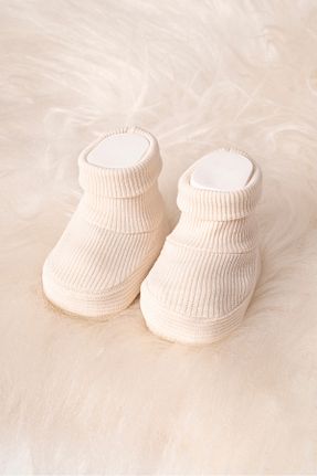 پاپوش بژ بچه گانه پارچه ای Polpuf - کد 794355871