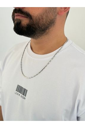 گردنبند استیل ( فولاد ) طوسی زنانه استیل (فولاد) Lescho - کد 929401518
