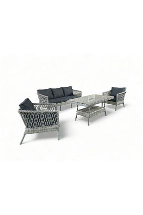 ست باغچه طوسی خیزران MONALİN HOME GARDEN - کد 850922080