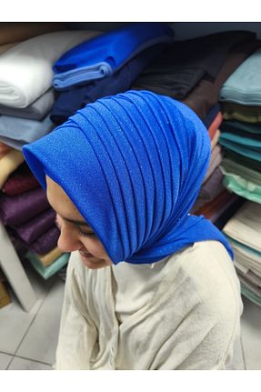 روسری آبی İpek Tivil Gülnur tasarım - کد 929403021